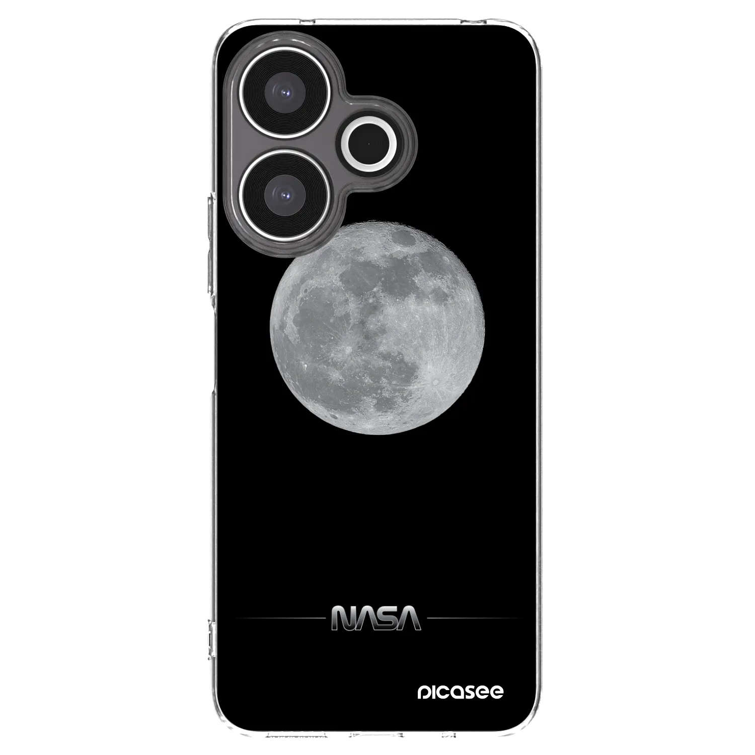 Picasee husă transparentă din silicon pentru Xiaomi Redmi 13 4G - Moon Minimal