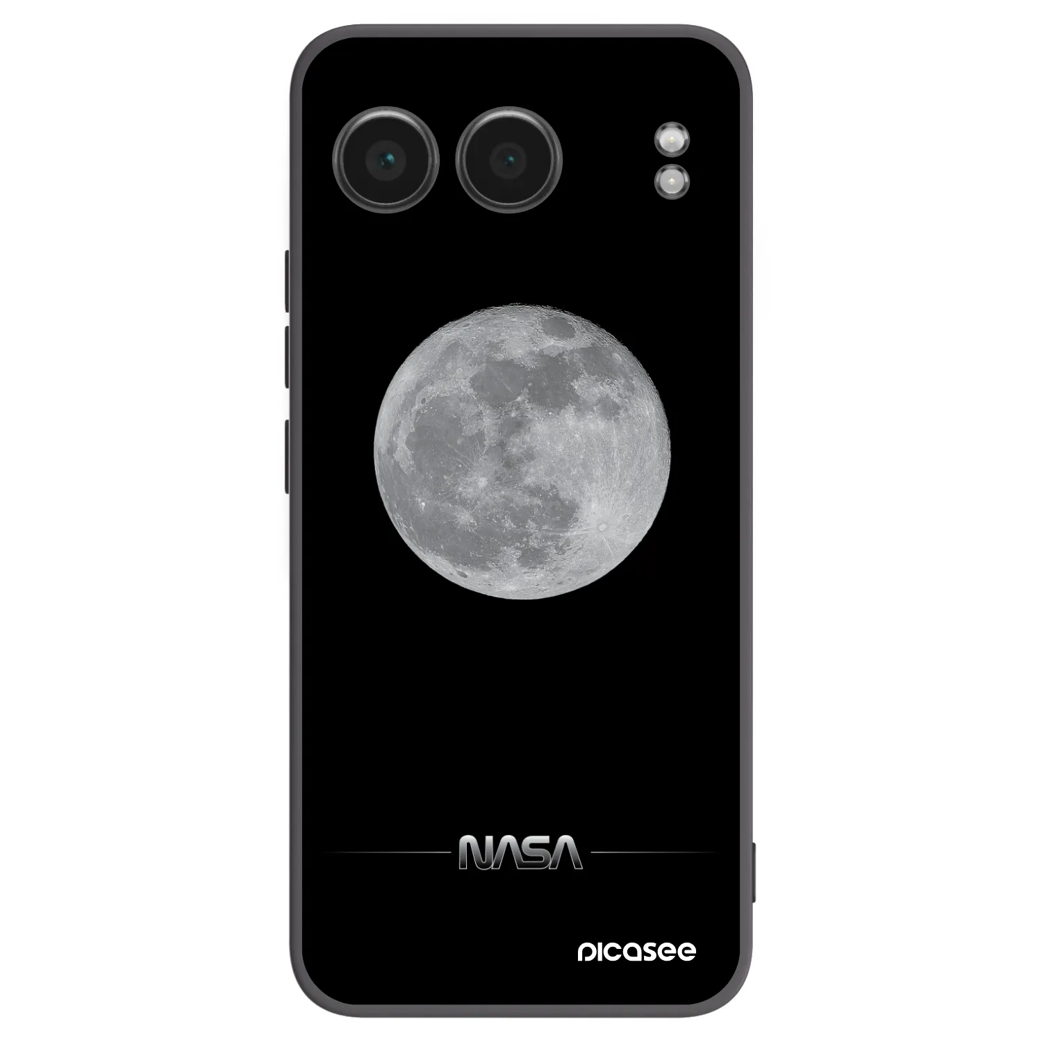 Picasee husă neagră din silicon pentru OnePlus Nord 4 - Moon Minimal