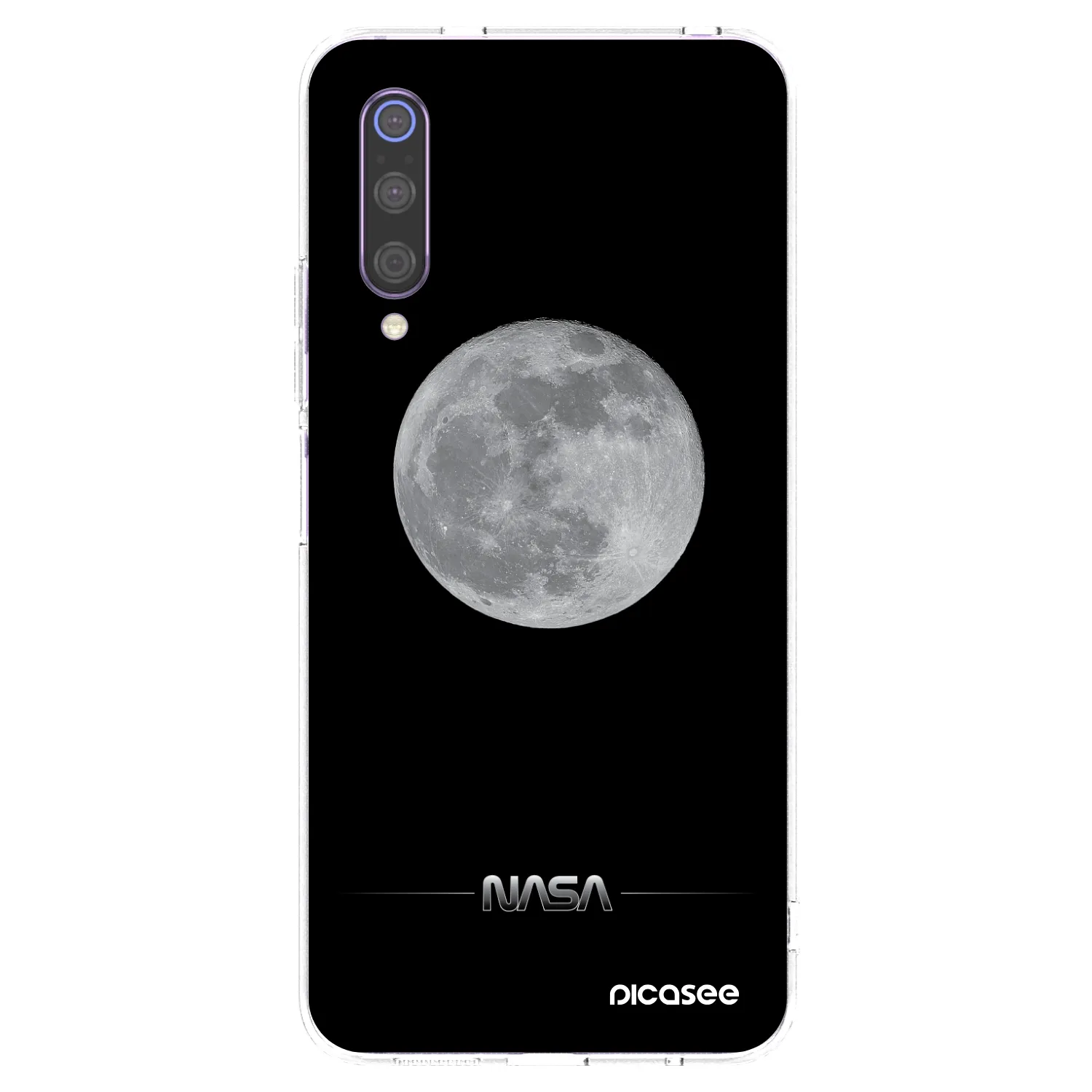 Picasee husă transparentă din silicon pentru Xiaomi Mi 9 - Moon Minimal