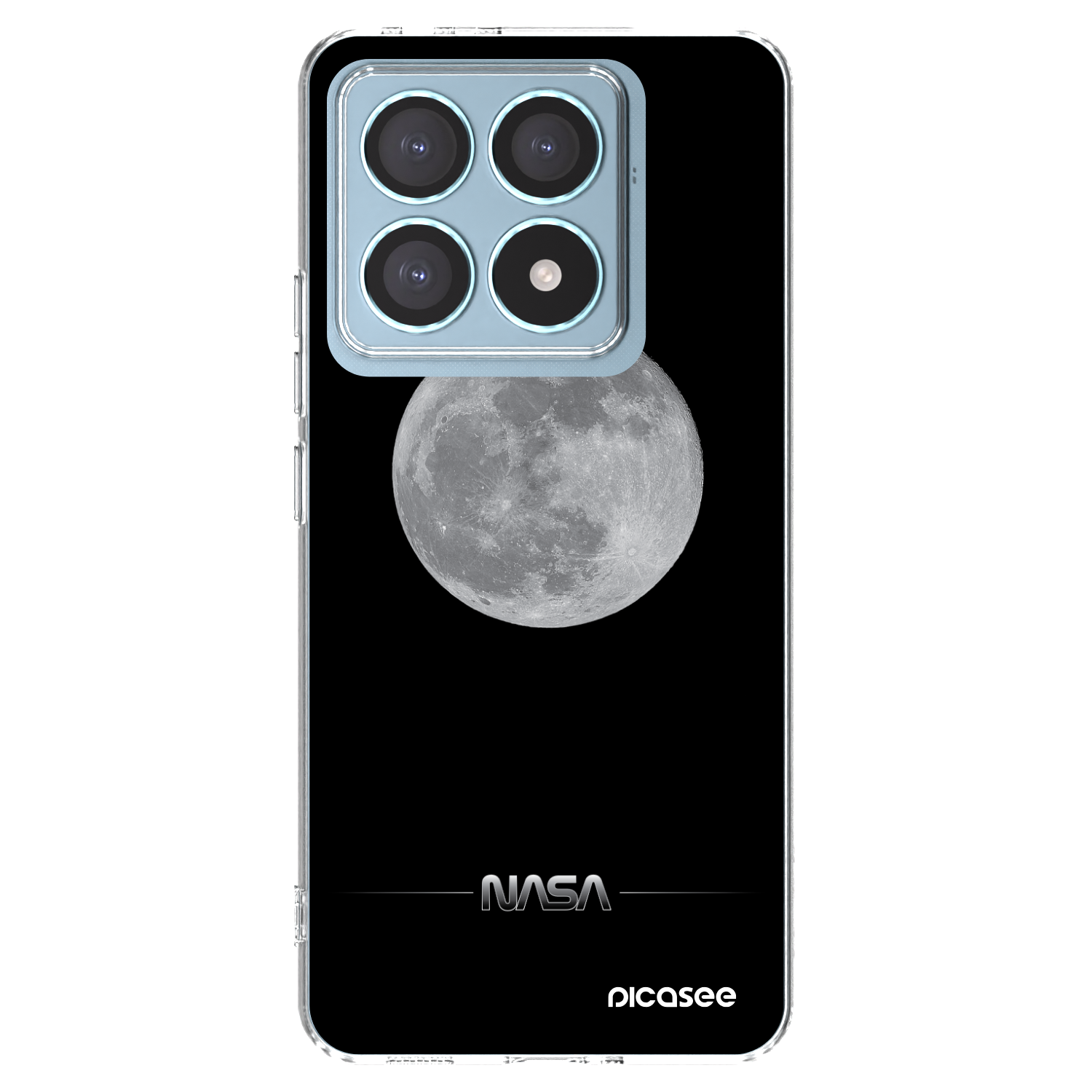 Picasee husă transparentă din silicon pentru Xiaomi 14T Pro - Moon Minimal