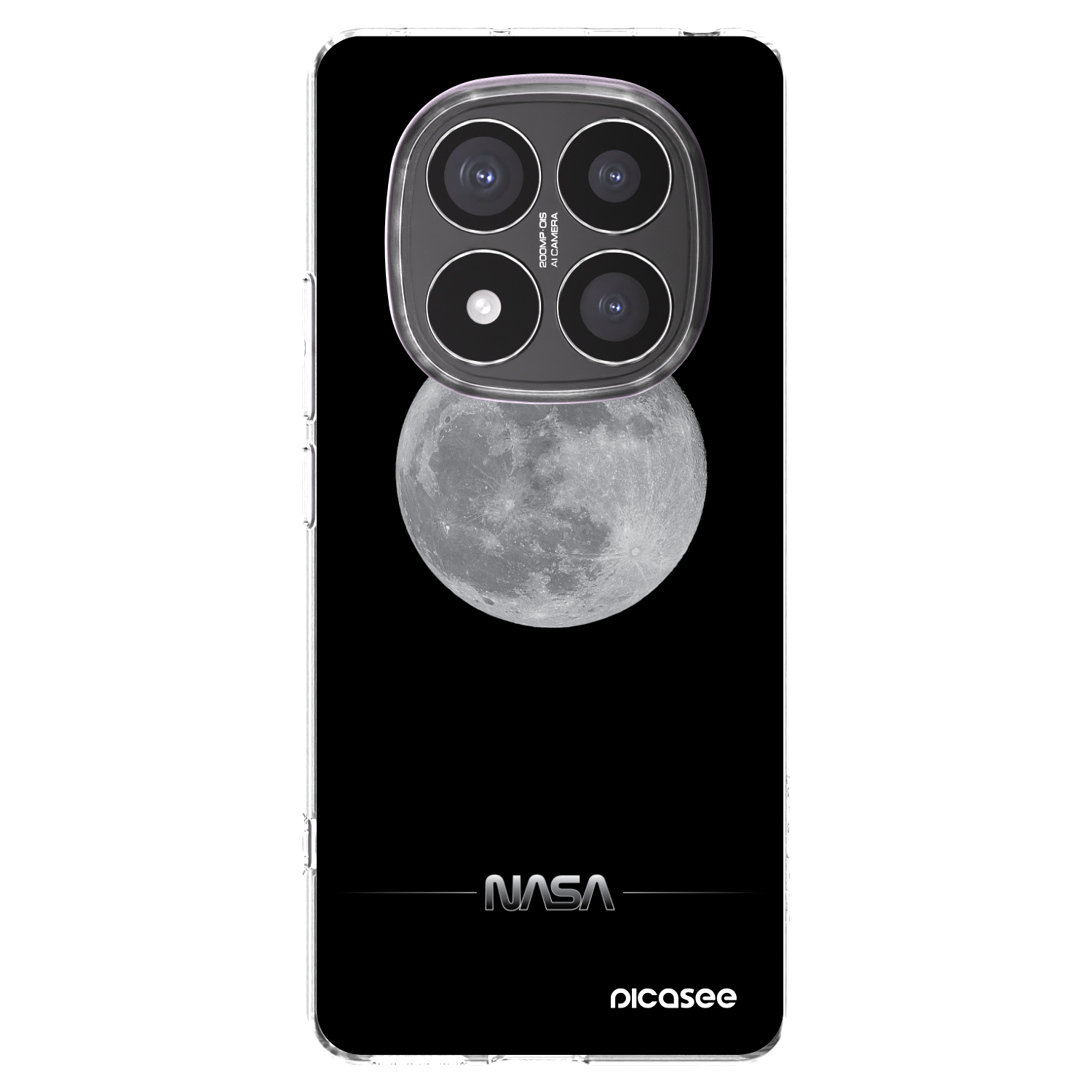 Picasee husă transparentă din silicon pentru Xiaomi Redmi Note 14 Pro+ 5G - Moon Minimal