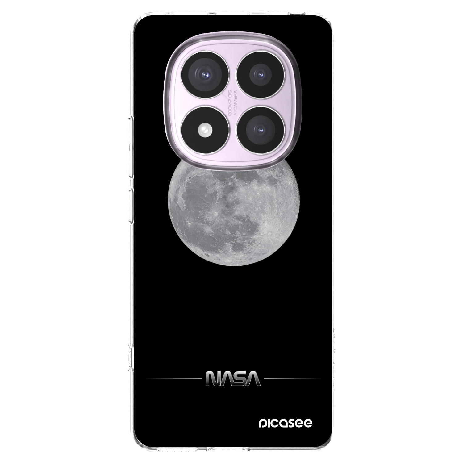 Picasee husă transparentă din silicon pentru Xiaomi Redmi Note 14 Pro 5G - Moon Minimal