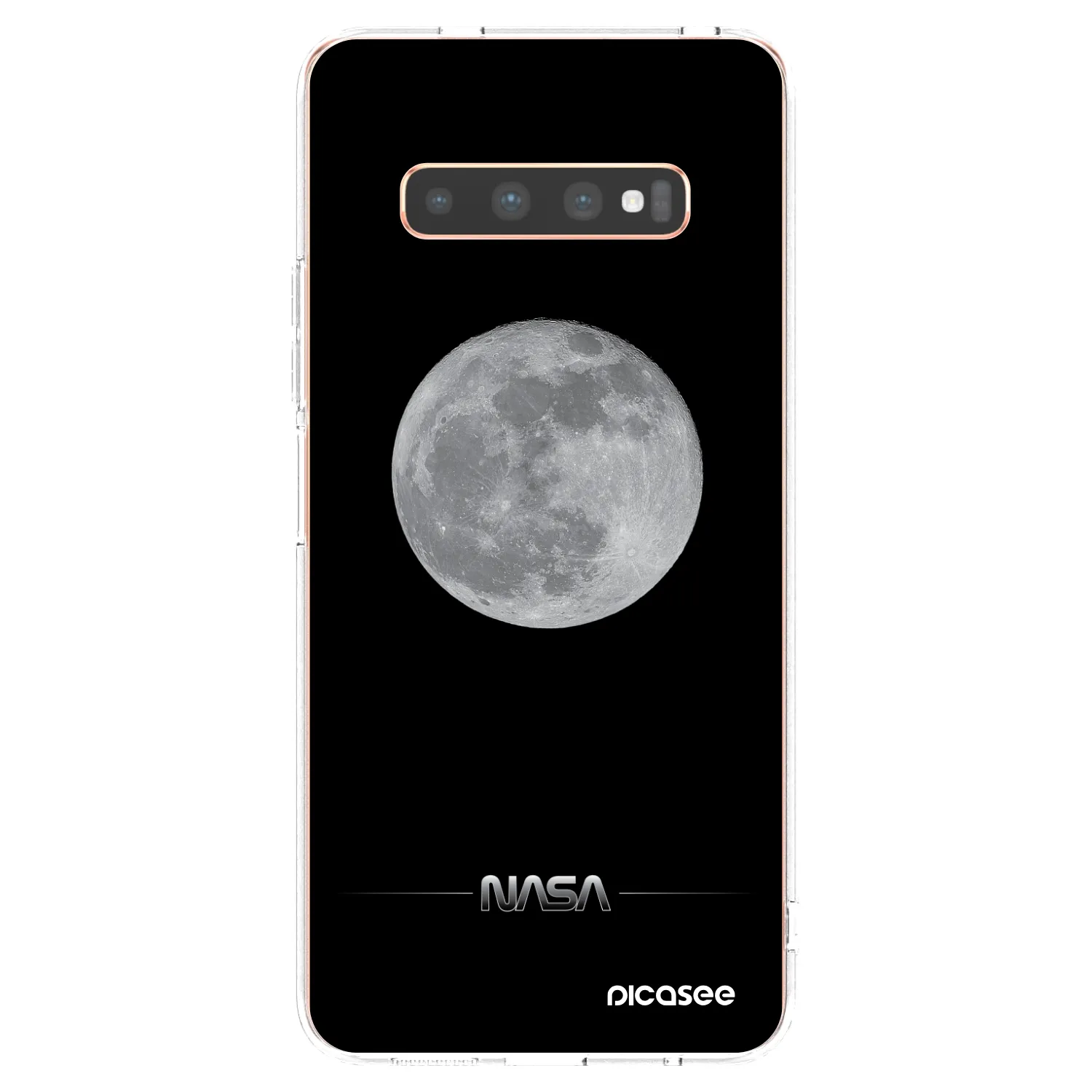 Picasee husă transparentă din silicon pentru Samsung Galaxy S10 Plus G975 - Moon Minimal