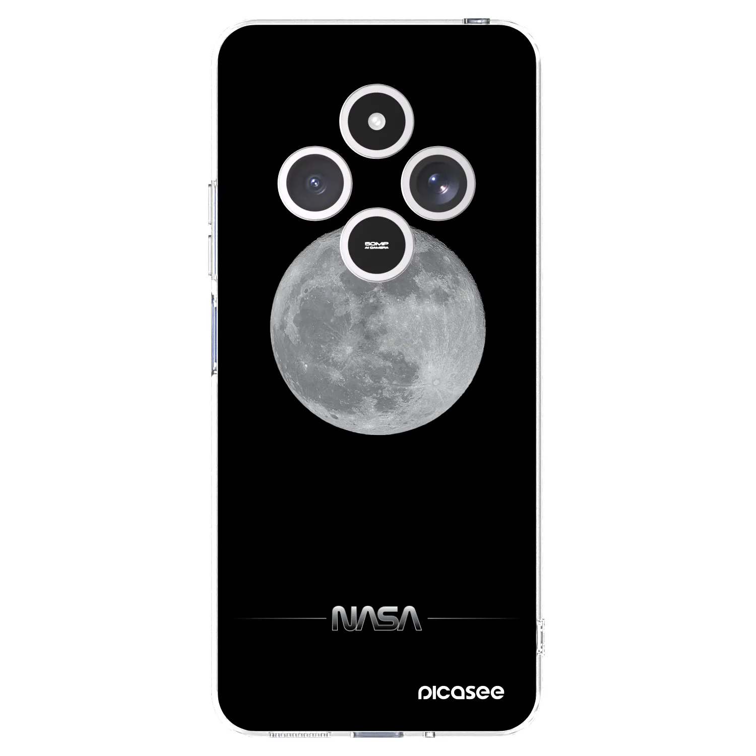 Picasee husă transparentă din silicon pentru Xiaomi Redmi 14C - Moon Minimal