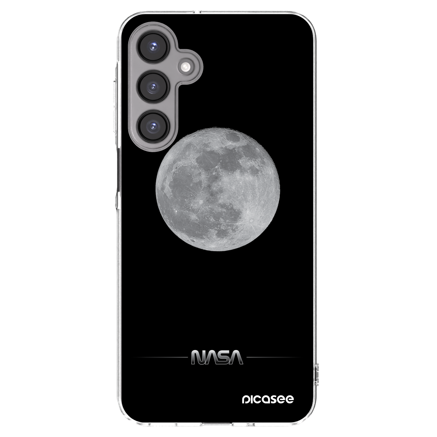 Picasee husă transparentă din silicon pentru Samsung Galaxy A16 5G - Moon Minimal