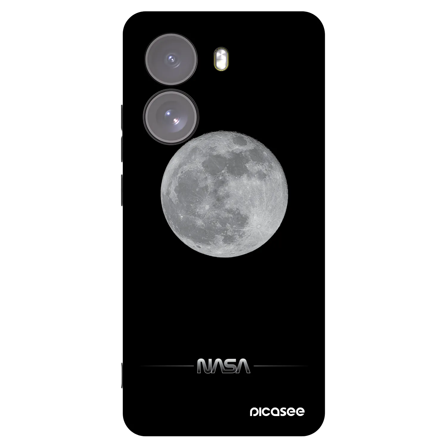Picasee husă neagră din silicon pentru Xiaomi Poco X7 - Moon Minimal