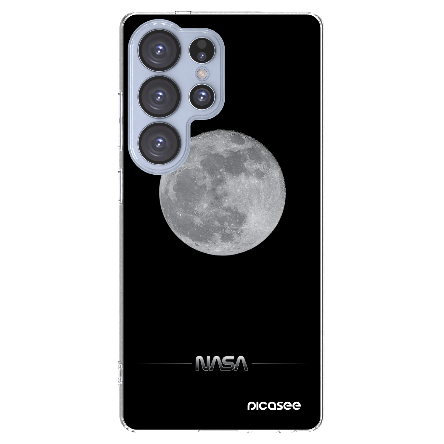 Picasee husă transparentă din silicon pentru Samsung Galaxy S25 Ultra 5G - Moon Minimal