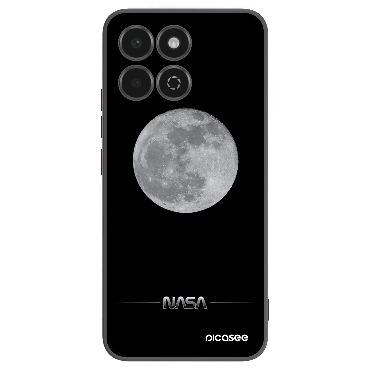 Picasee husă neagră din silicon pentru Honor 200 Smart 5G - Moon Minimal
