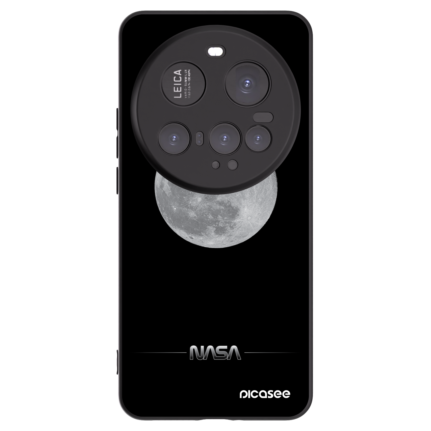 Picasee husă neagră din silicon pentru Xiaomi 15 Ultra - Moon Minimal