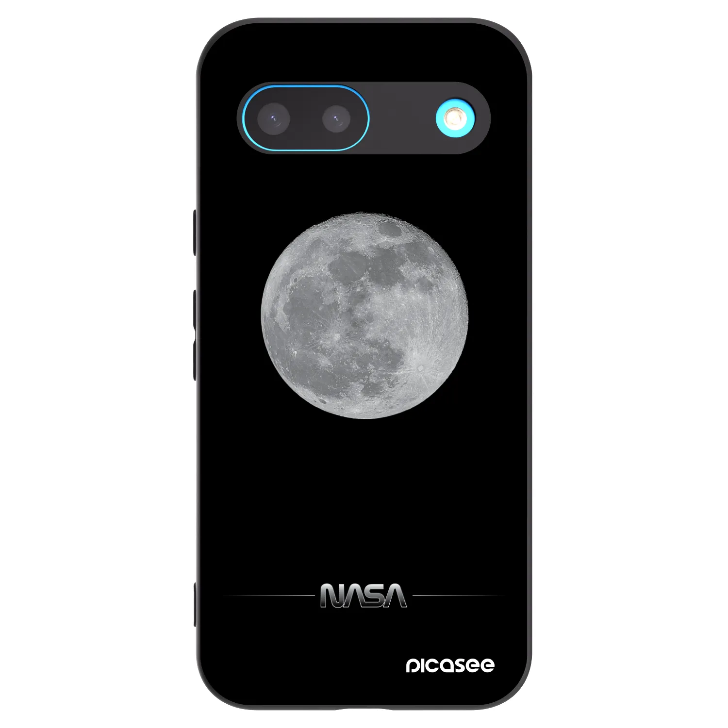 Picasee husă neagră din silicon pentru Google Pixel 8 - Moon Minimal