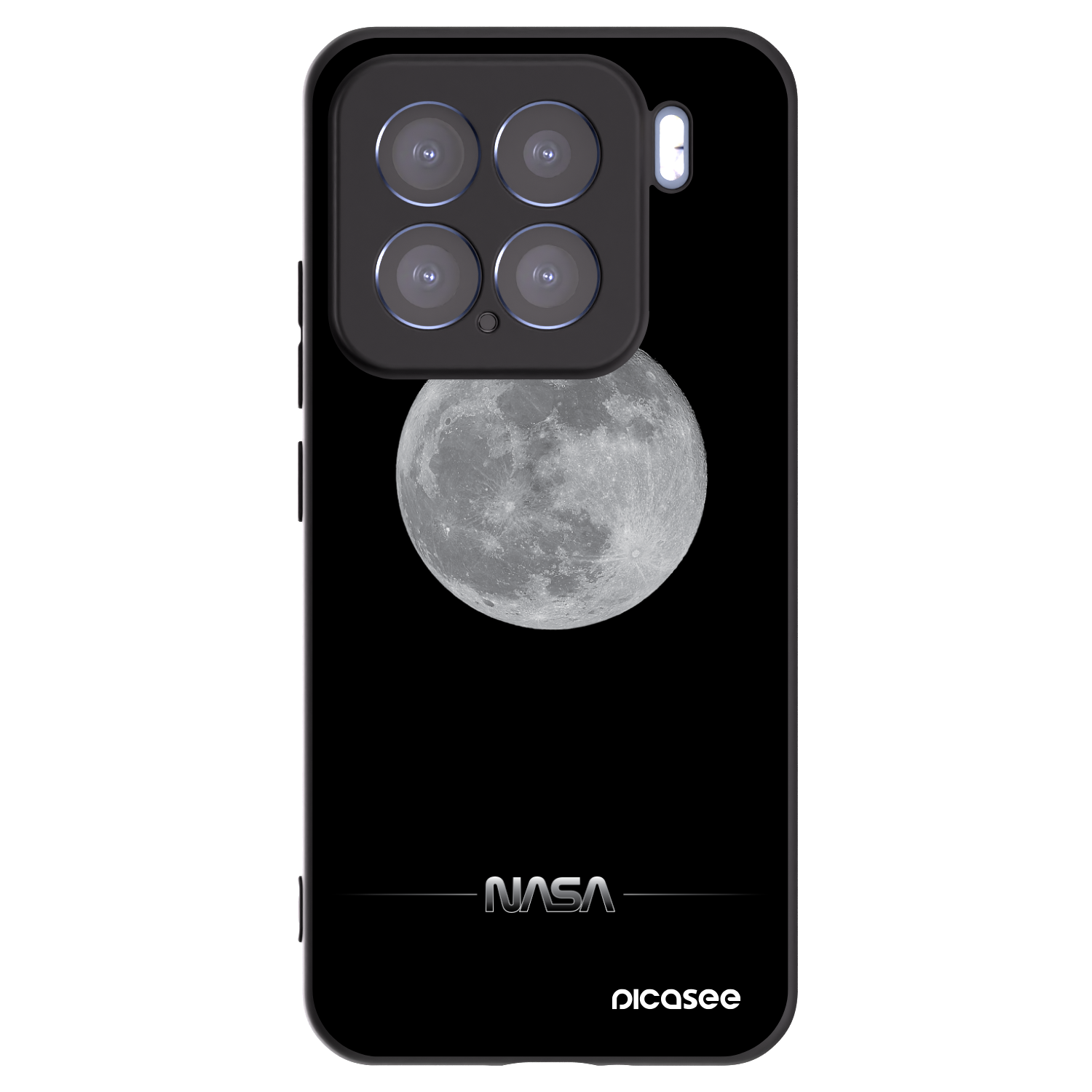 Picasee husă neagră din silicon pentru Xiaomi 15 - Moon Minimal