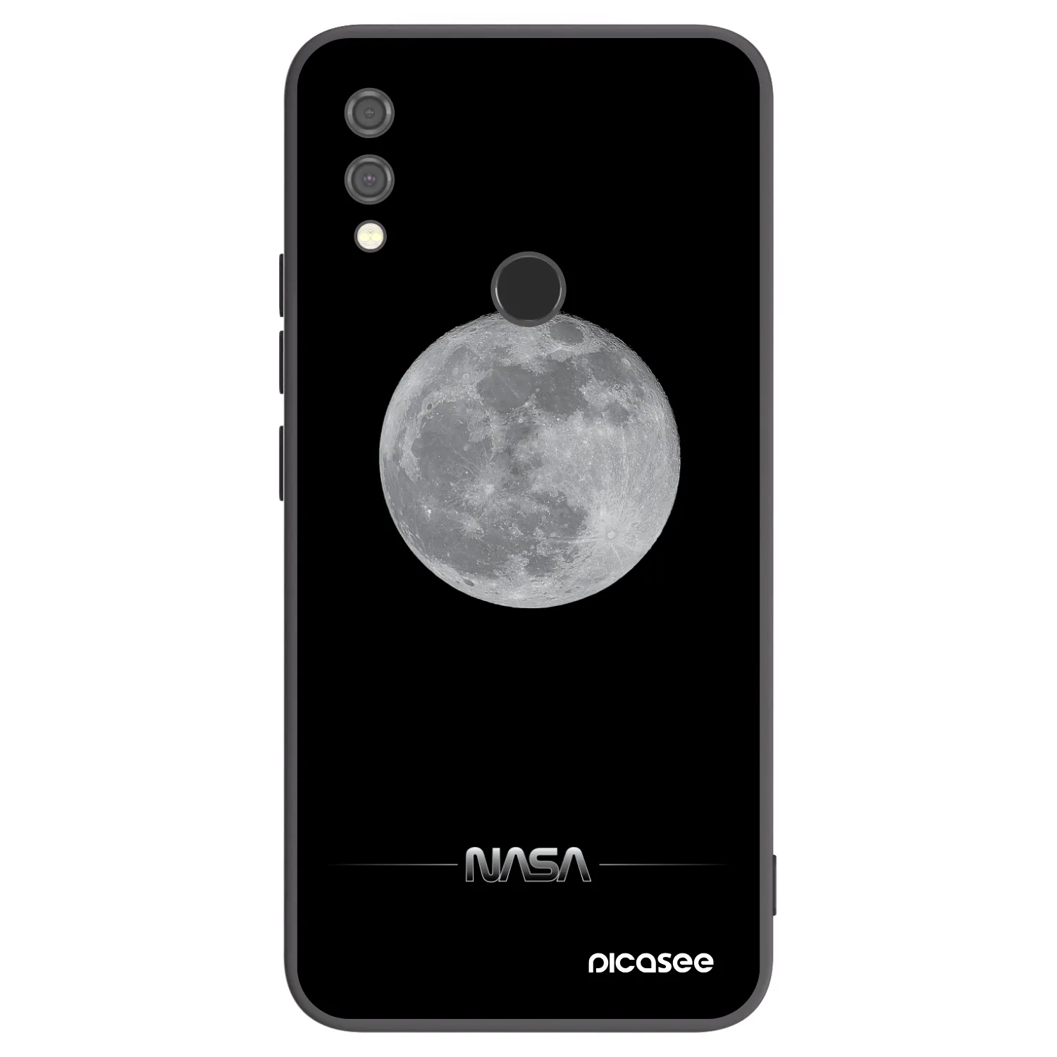 Picasee husă neagră din silicon pentru Xiaomi Redmi Note 7 - Moon Minimal