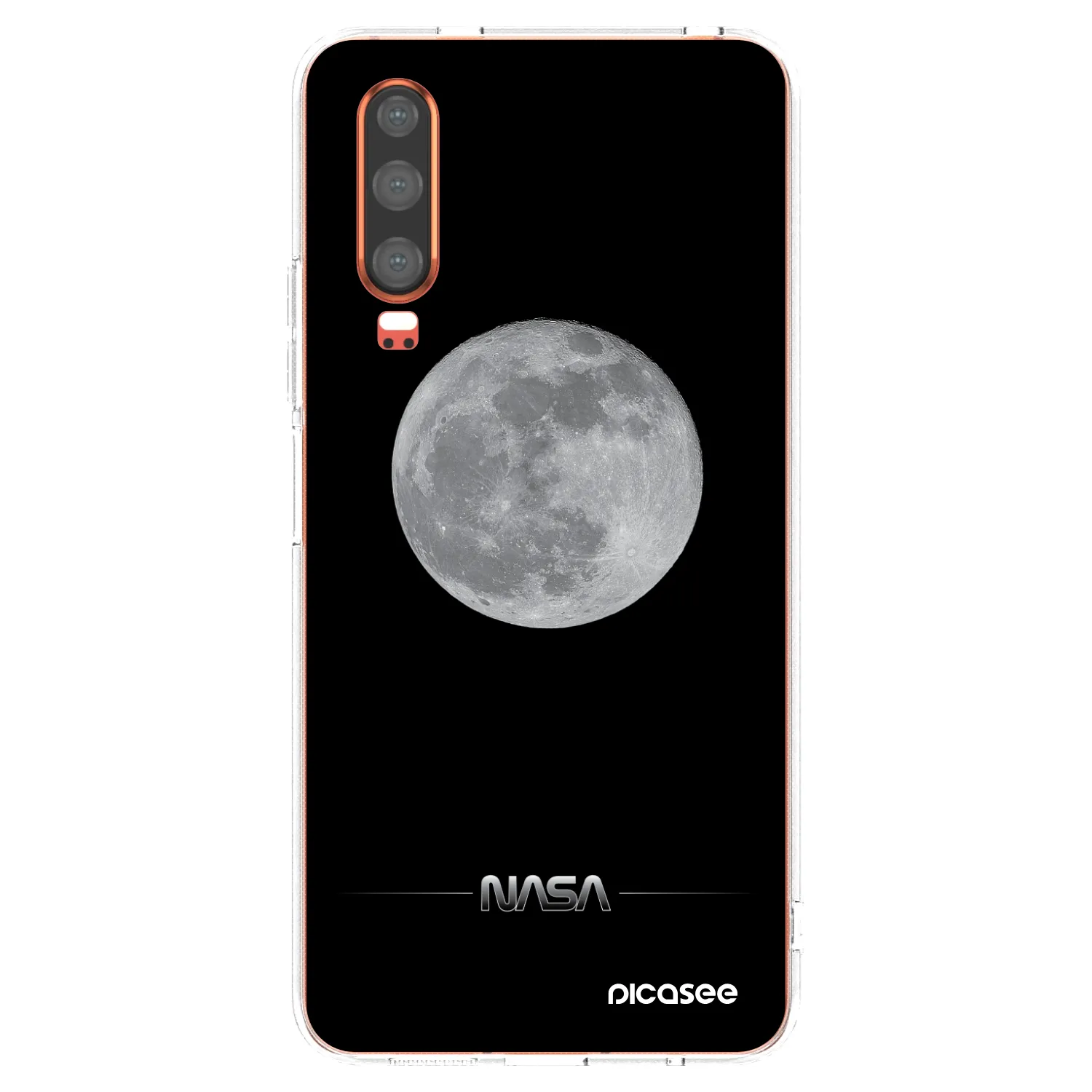 Picasee husă transparentă din silicon pentru Huawei P30 - Moon Minimal