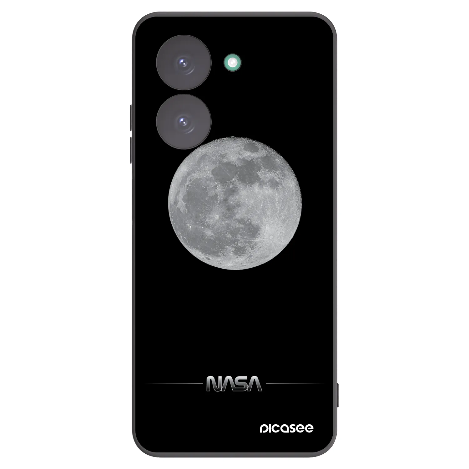 Picasee husă neagră din silicon pentru Xiaomi Redmi A5 - Moon Minimal
