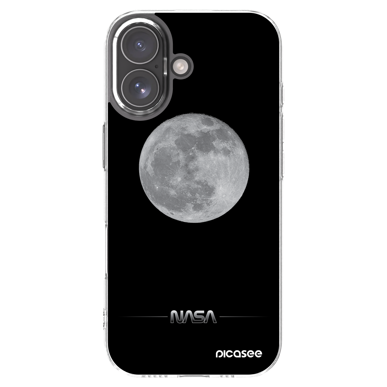 Picasee husă transparentă din silicon pentru Apple iPhone 17 - Moon Minimal
