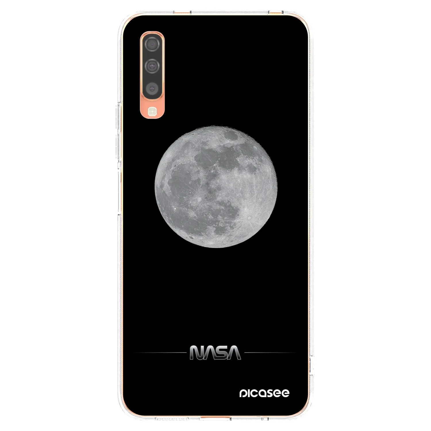 Picasee husă transparentă din silicon pentru Samsung Galaxy A70 A705F - Moon Minimal