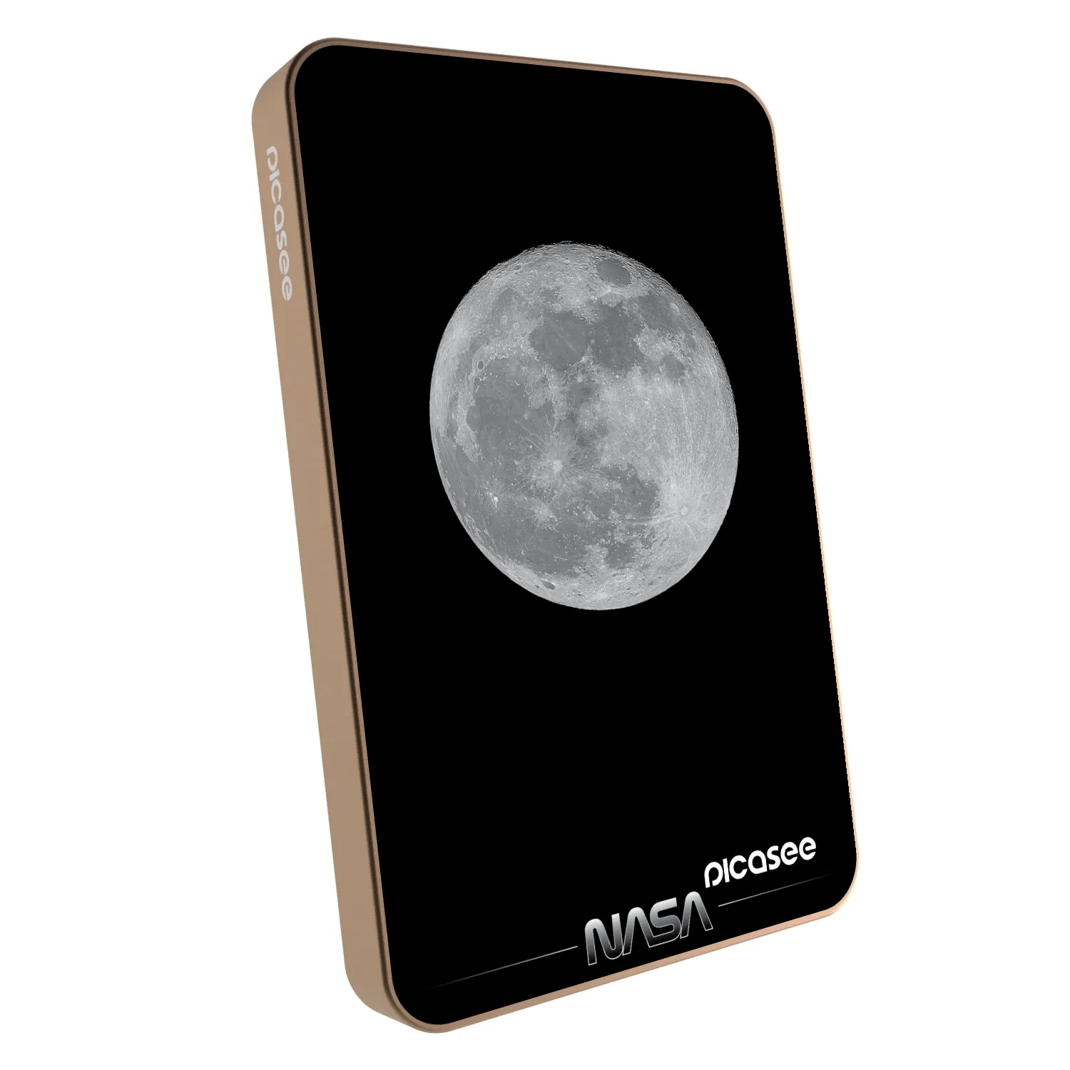 Picasee Powerbank cu MagSafe 5 000 mAh De aur - Moon Minimal