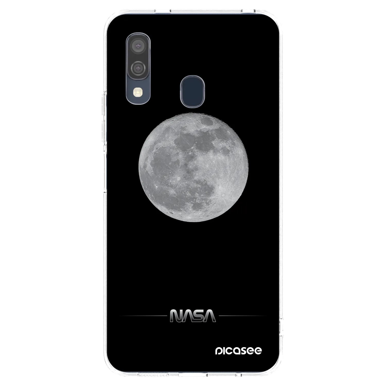 Picasee husă transparentă din silicon pentru Samsung Galaxy A40 A405F - Moon Minimal
