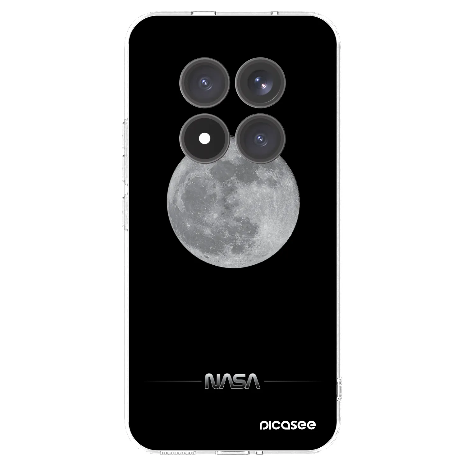 Picasee husă transparentă din silicon pentru Xiaomi Redmi Note 15 Pro+ - Moon Minimal