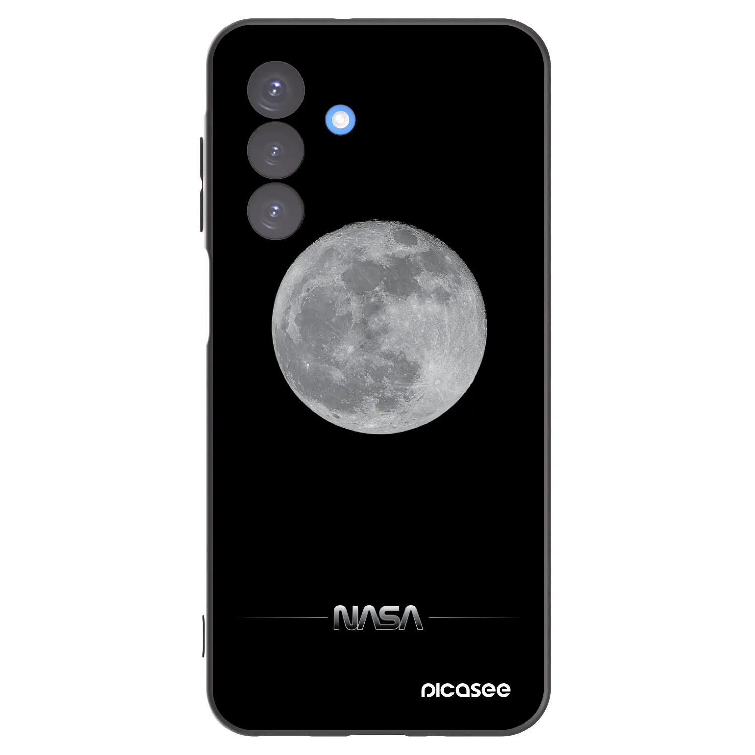 Picasee husă neagră din silicon pentru Samsung Galaxy A17 5G - Moon Minimal