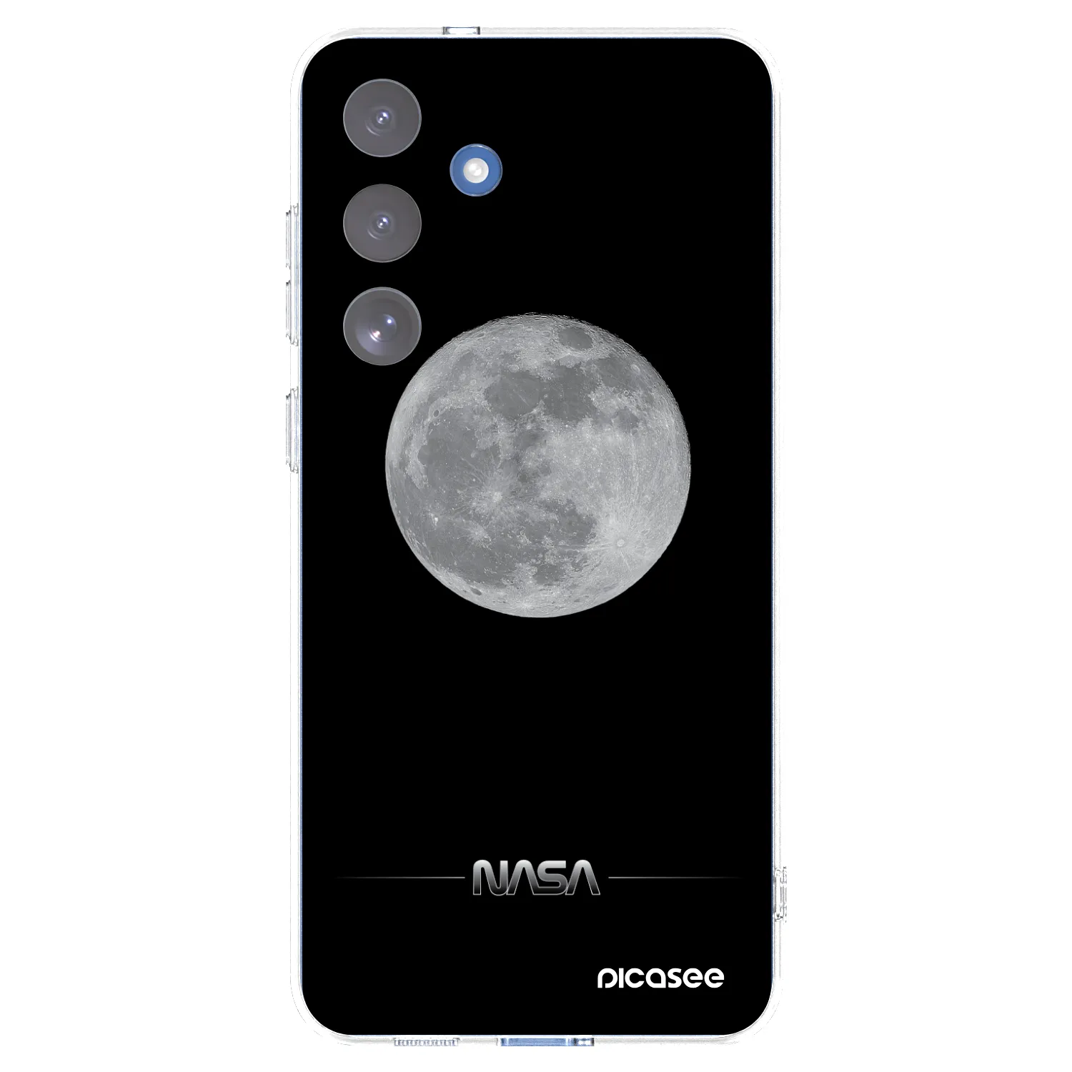 Picasee husă transparentă din silicon pentru Samsung Galaxy S25 FE 5G - Moon Minimal