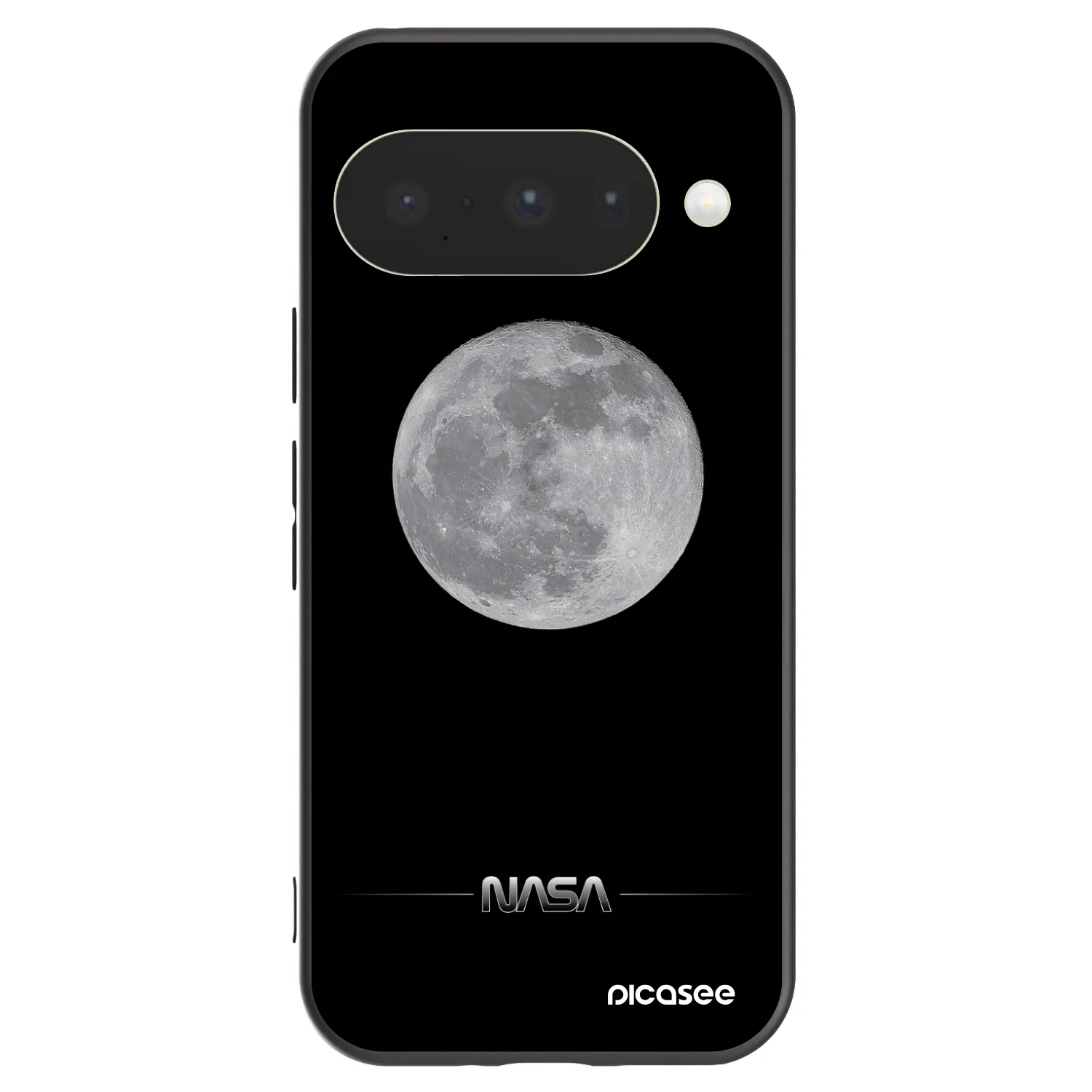 Picasee husă neagră din silicon pentru Google Pixel 10 - Moon Minimal
