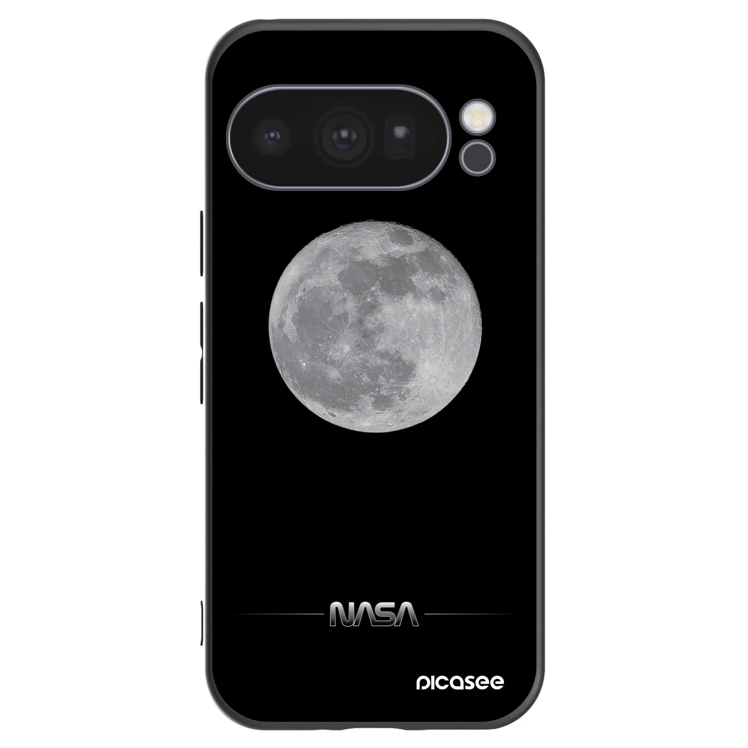 Picasee husă neagră din silicon pentru Google Pixel 10 Pro - Moon Minimal