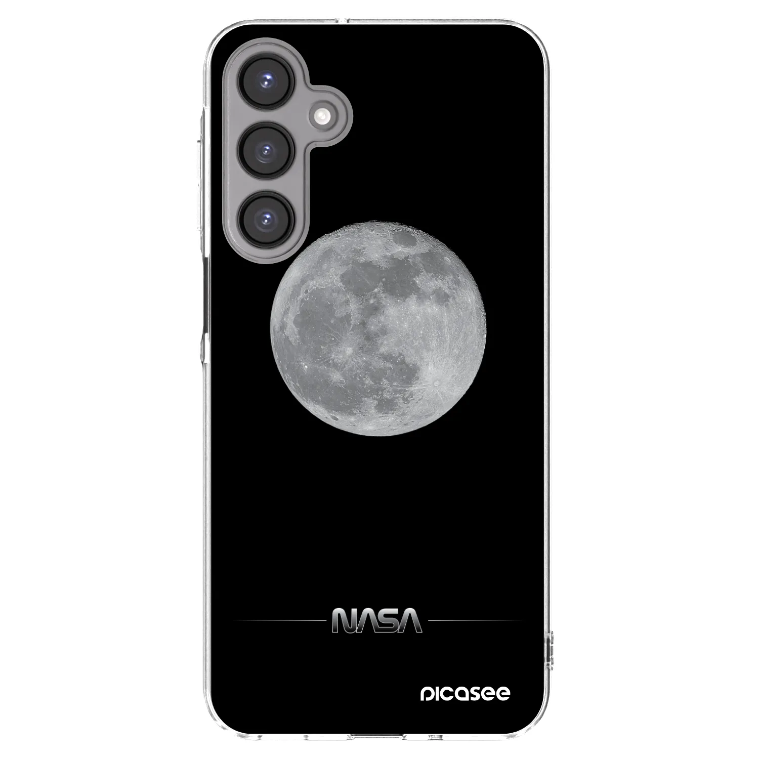Picasee husă transparentă din silicon pentru Samsung Galaxy A16 4G - Moon Minimal