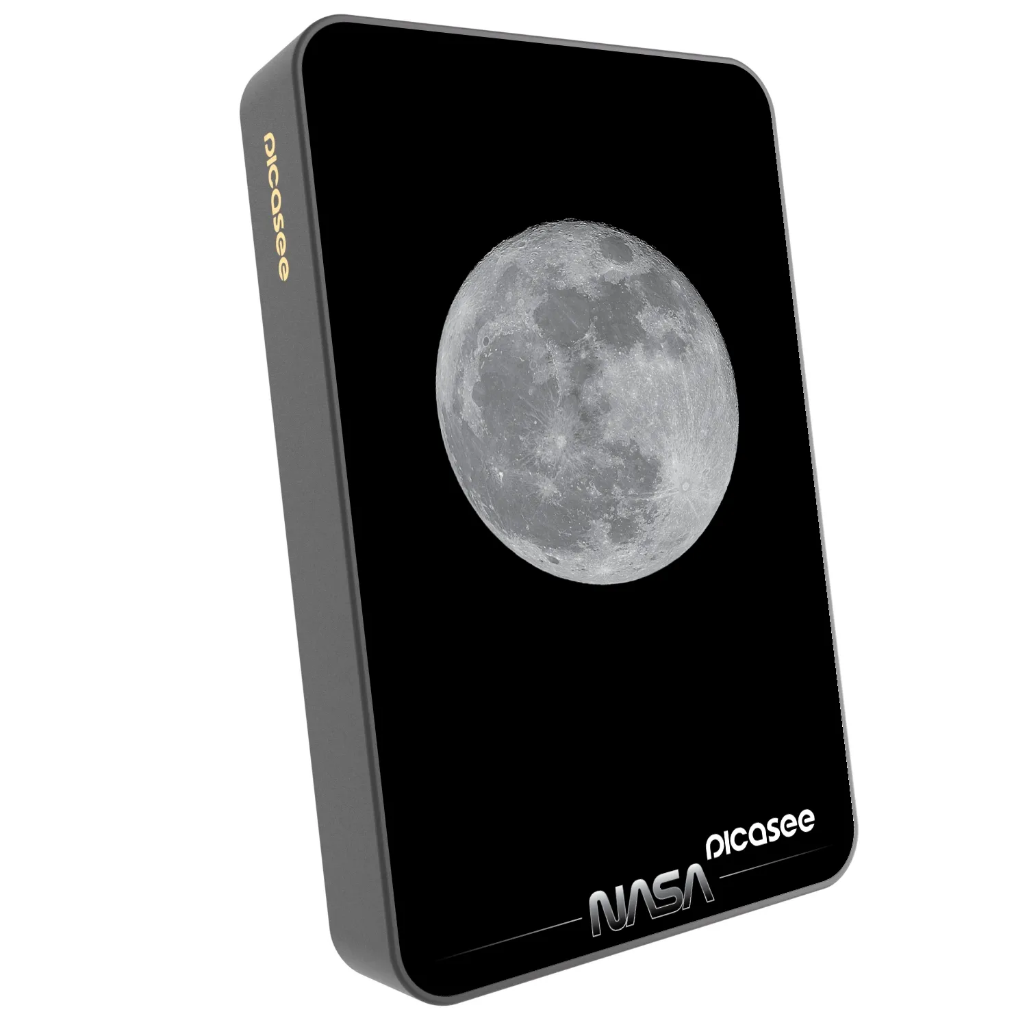 Picasee Powerbank cu MagSafe 10 000 mAh Gri - Moon Minimal