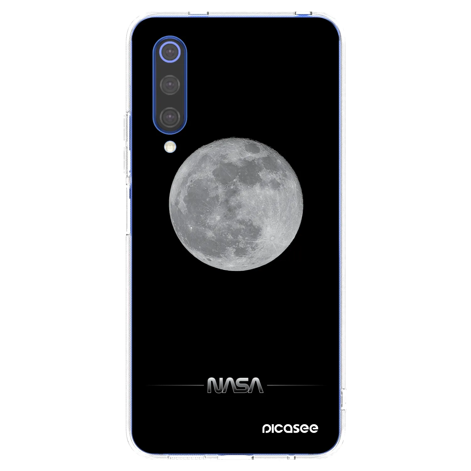 Picasee husă transparentă din silicon pentru Xiaomi Mi 9 SE - Moon Minimal
