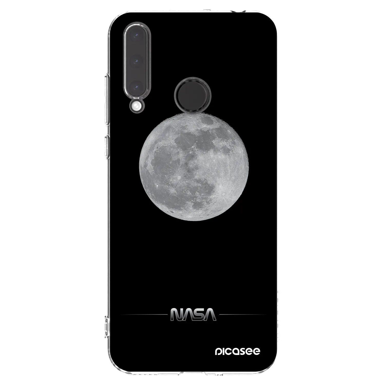 Picasee husă transparentă din silicon pentru Honor 20 Lite - Moon Minimal