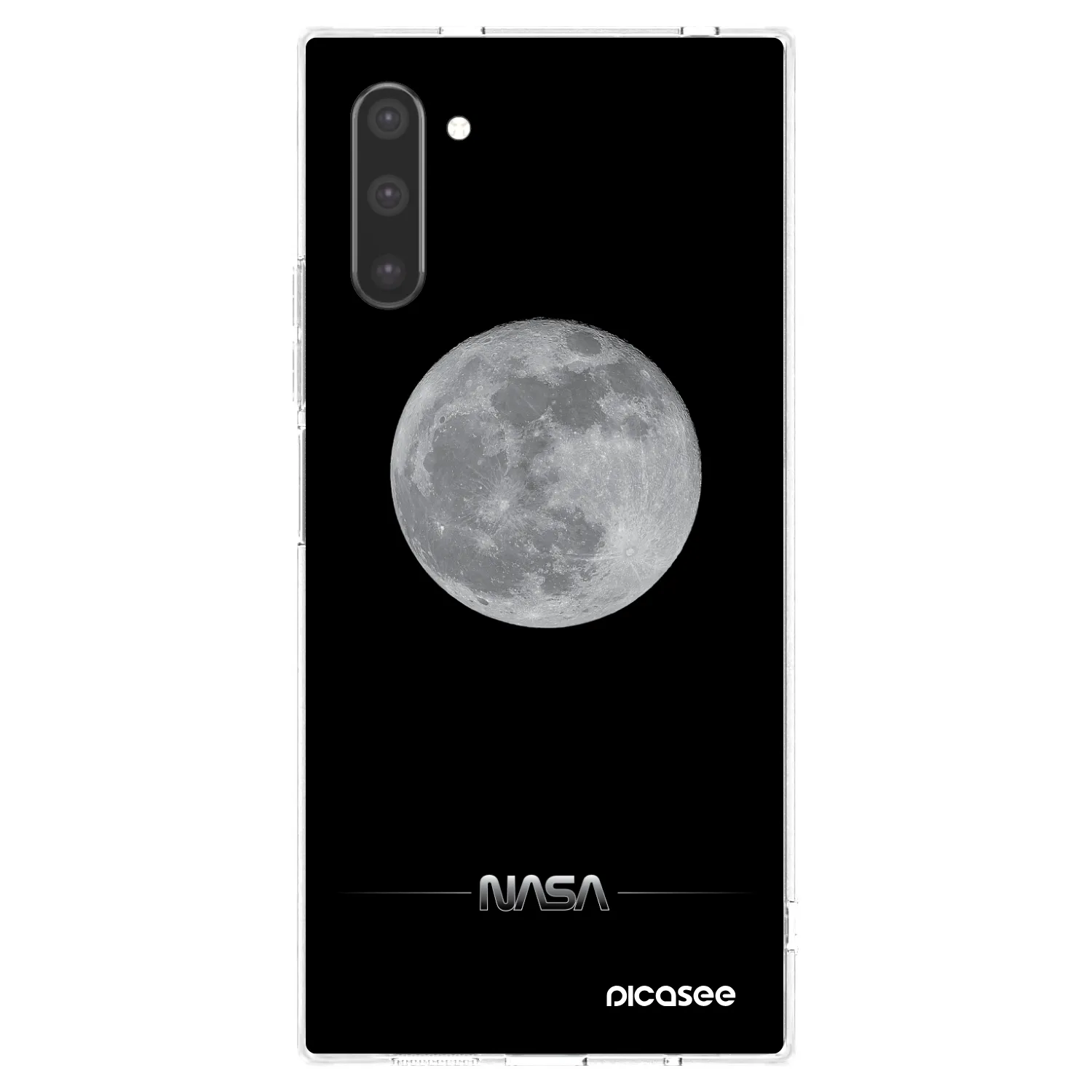 Picasee husă transparentă din silicon pentru Samsung Galaxy Note 10 N970F - Moon Minimal