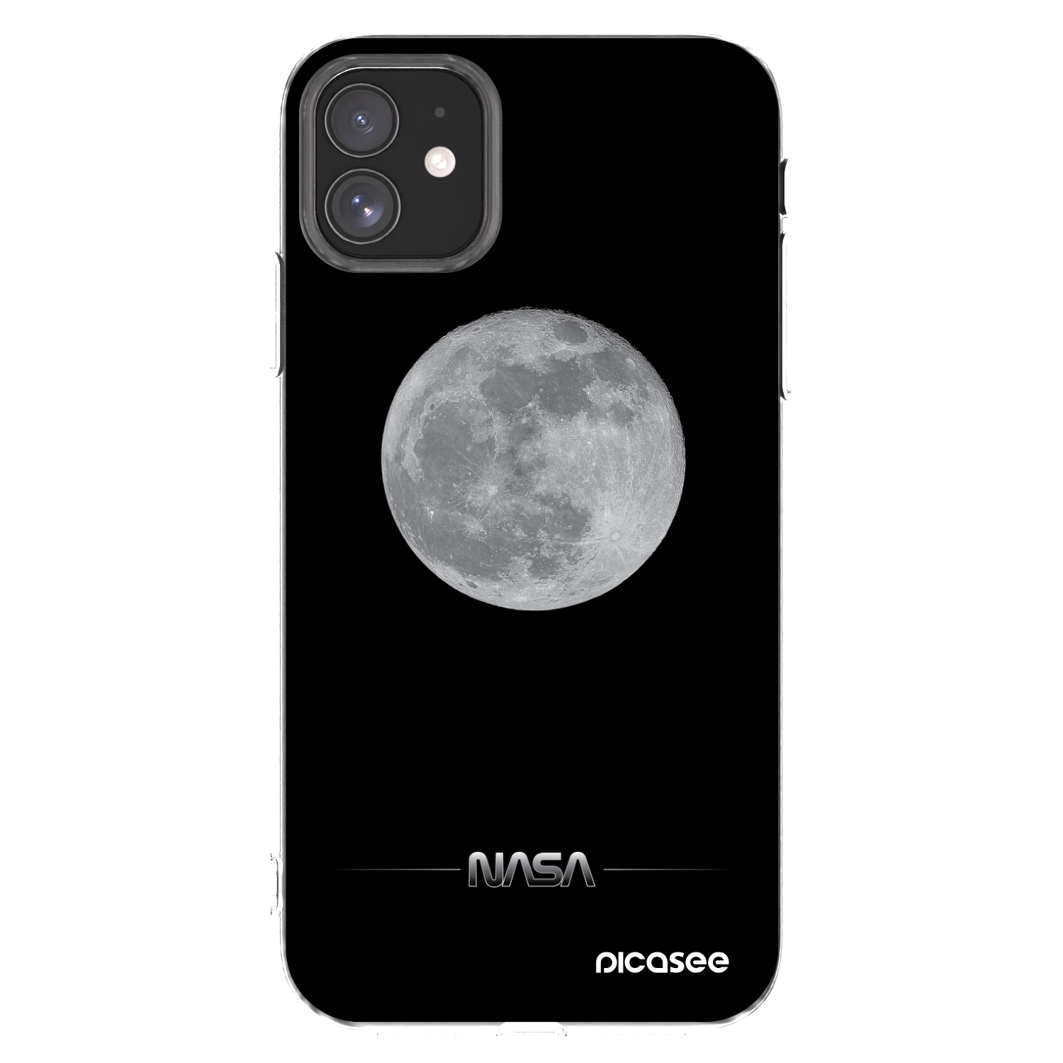 Picasee husă transparentă din silicon pentru Apple iPhone 11 - Moon Minimal