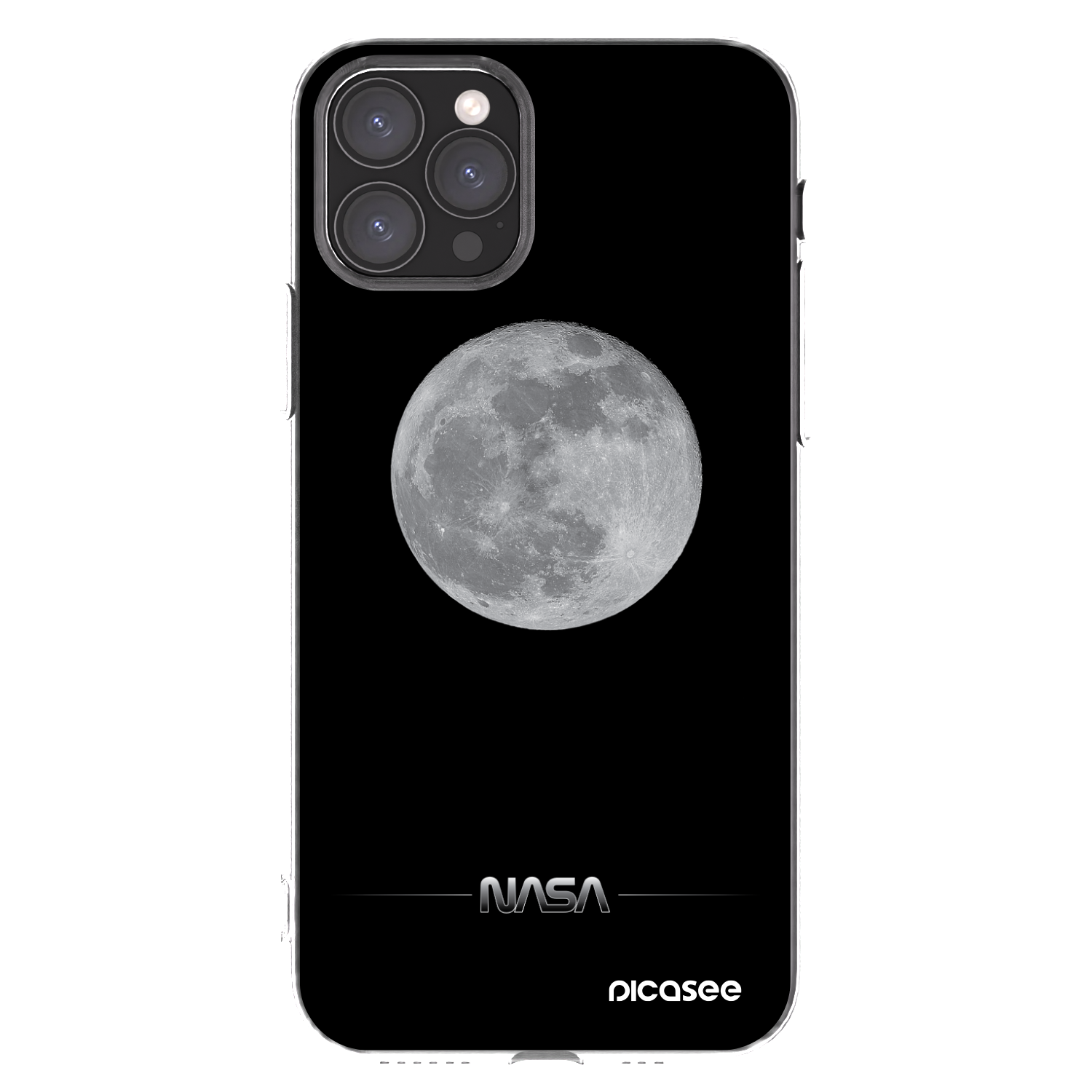 Picasee husă transparentă din silicon pentru Apple iPhone 11 Pro - Moon Minimal