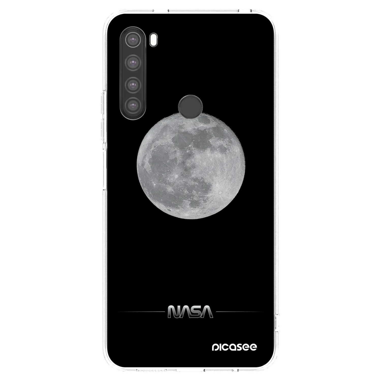 Picasee husă transparentă din silicon pentru Xiaomi Redmi Note 8 - Moon Minimal