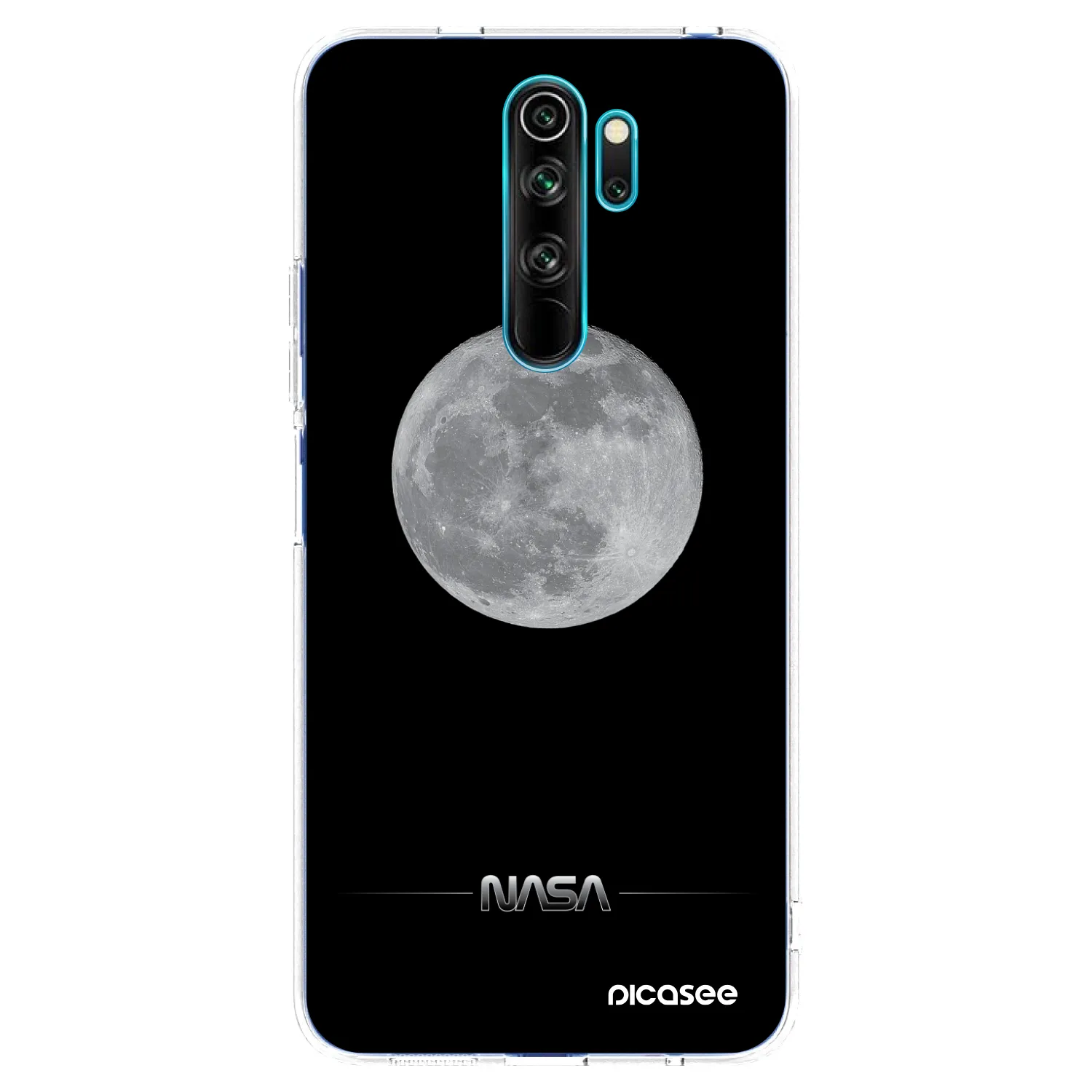 Picasee husă transparentă din silicon pentru Xiaomi Redmi Note 8 Pro - Moon Minimal