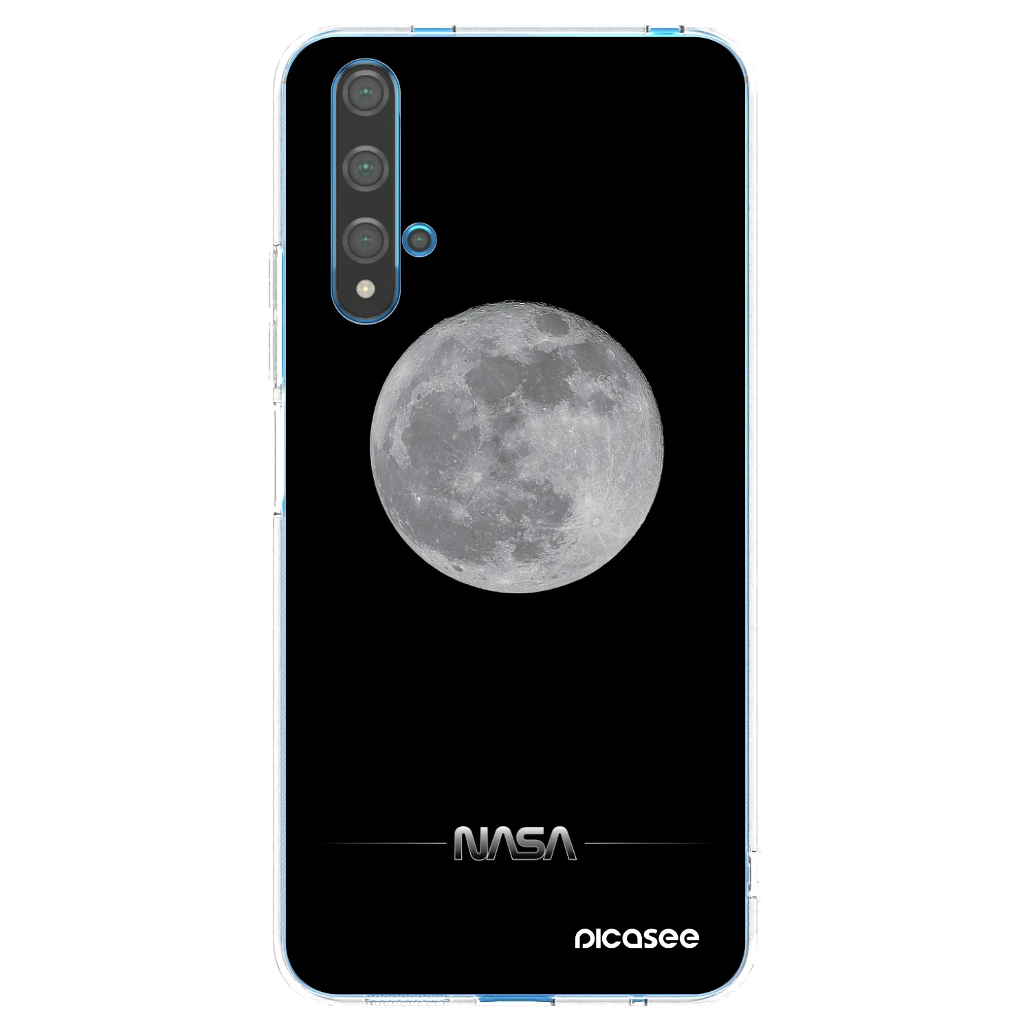 Picasee husă transparentă din silicon pentru Huawei Nova 5T - Moon Minimal