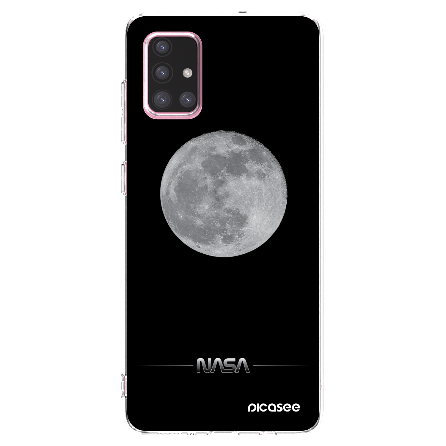 Picasee husă transparentă din silicon pentru Samsung Galaxy A71 A715F - Moon Minimal