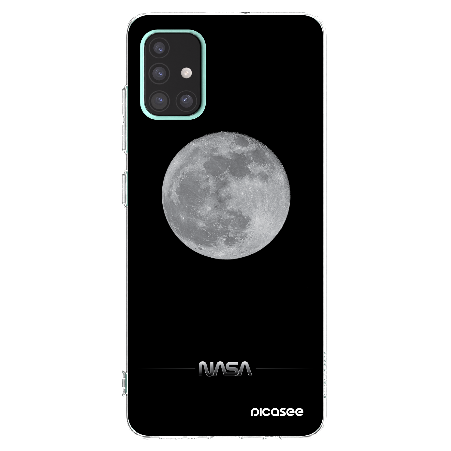 Picasee husă transparentă din silicon pentru Samsung Galaxy A51 A515F - Moon Minimal