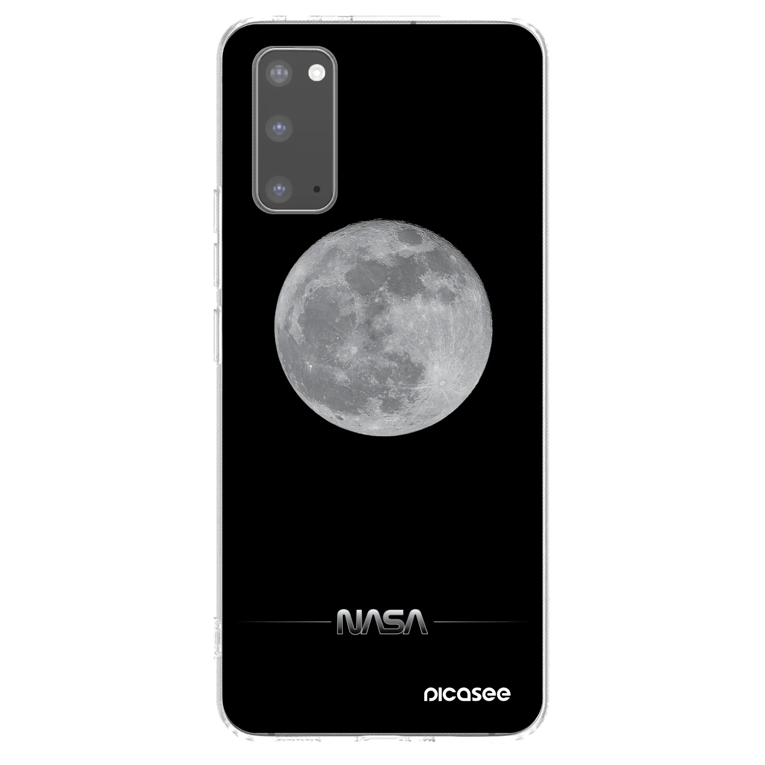 Picasee husă transparentă din silicon pentru Samsung Galaxy S20 G980F - Moon Minimal