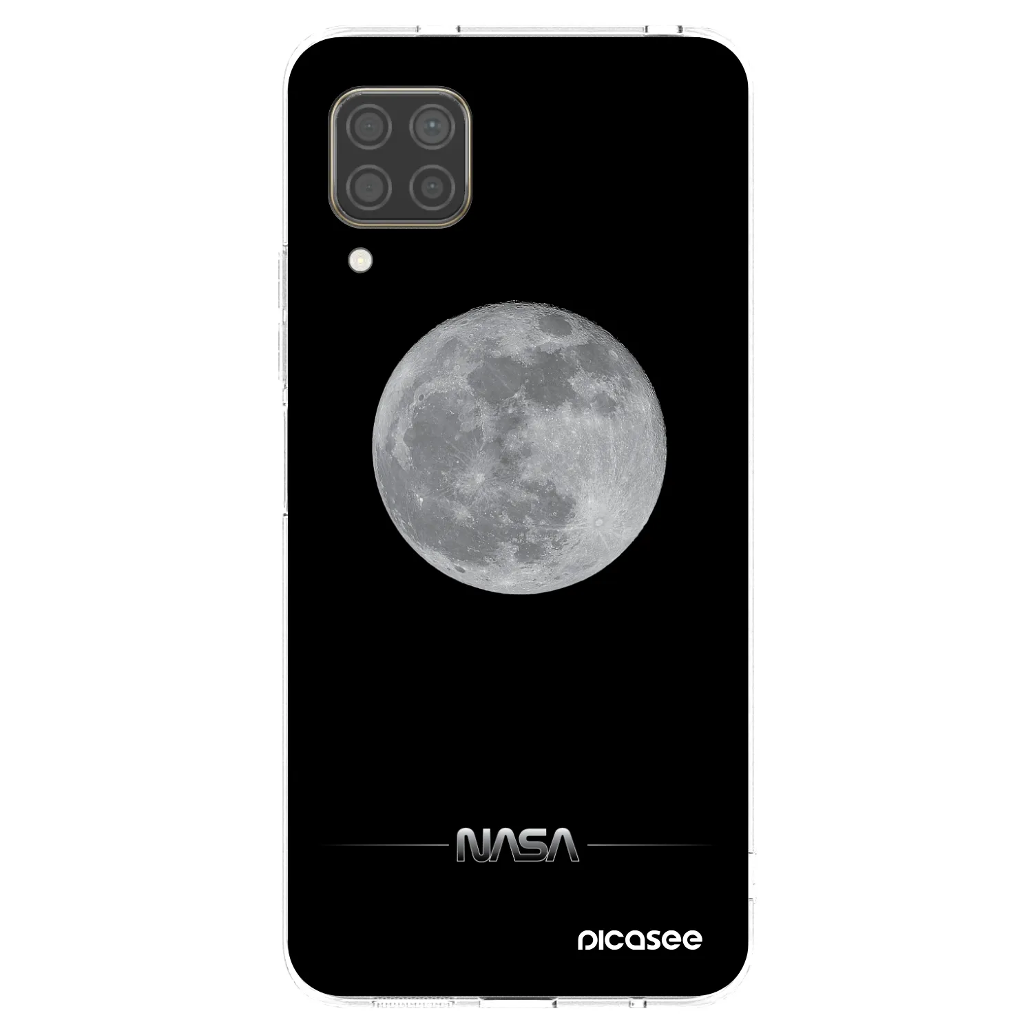 Picasee husă transparentă din silicon pentru Huawei P40 Lite - Moon Minimal
