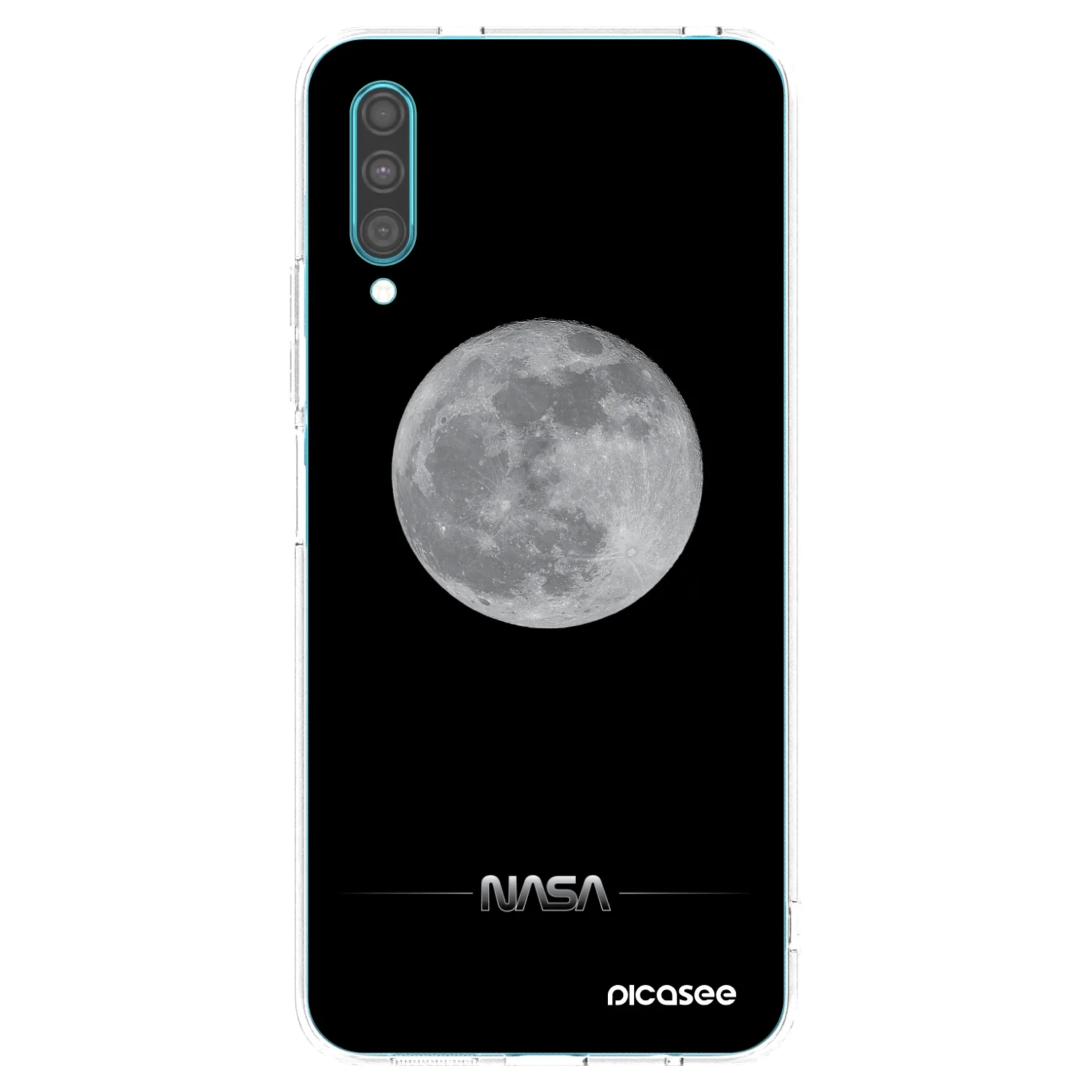 Picasee husă transparentă din silicon pentru Samsung Galaxy A30s A307F - Moon Minimal