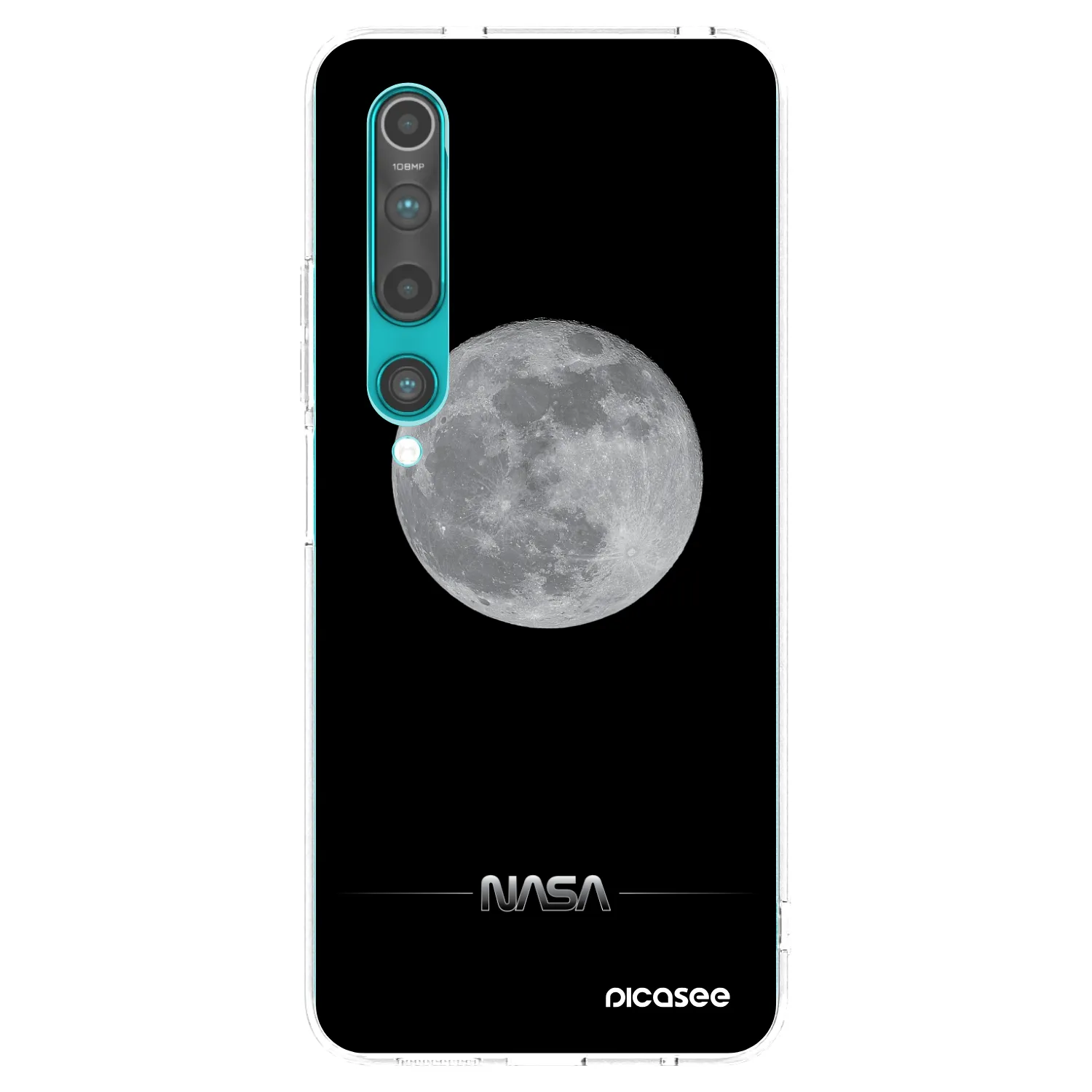 Picasee husă transparentă din silicon pentru Xiaomi Mi 10 - Moon Minimal