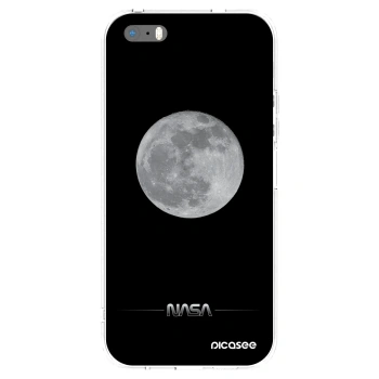 Picasee husă transparentă din silicon pentru Apple iPhone 5/5S/SE - Moon Minimal