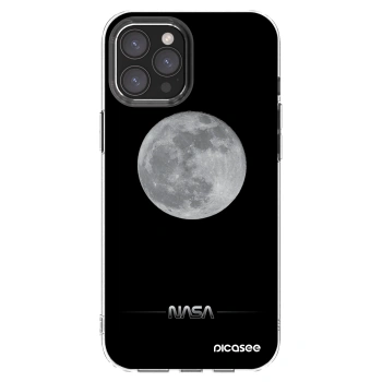 Picasee husă transparentă din silicon pentru Apple iPhone 12 Pro Max - Moon Minimal