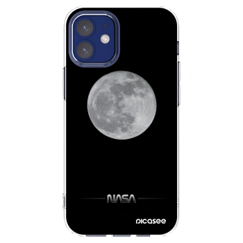 Picasee husă transparentă din silicon pentru Apple iPhone 12 mini - Moon Minimal