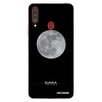 Picasee husă transparentă din silicon pentru Samsung Galaxy A20s - Moon Minimal