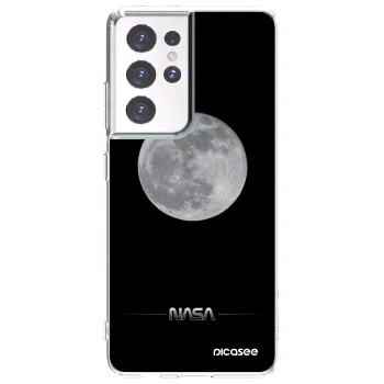 Picasee husă transparentă din silicon pentru Samsung Galaxy S21 Ultra 5G G998B - Moon Minimal