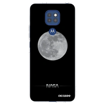 Picasee husă transparentă din silicon pentru Motorola Moto G9 Play - Moon Minimal