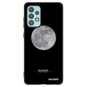 Picasee husă neagră din silicon pentru Samsung Galaxy A72 A725F - Moon Minimal